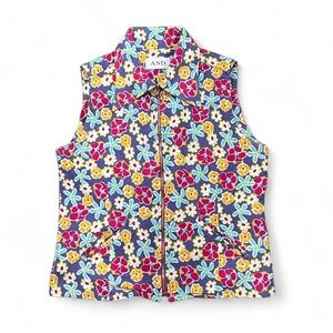 AND Italian Floral Vest Size XS